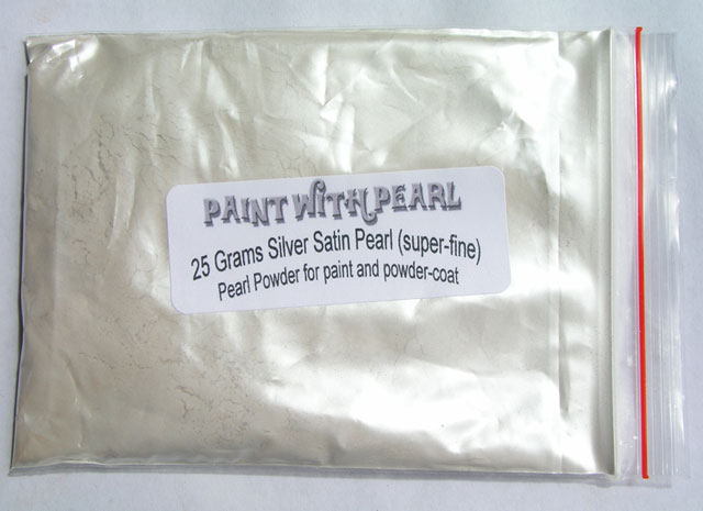 Large picture of white pearl 25 gram bag for custom paint.