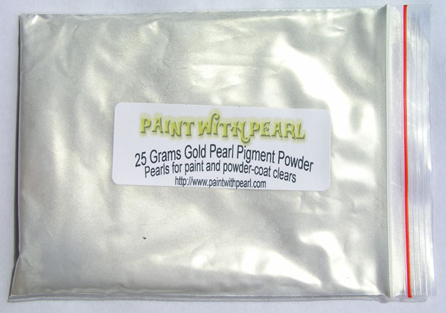 Large picture of orange pearl 25 gram bag for custom paint.