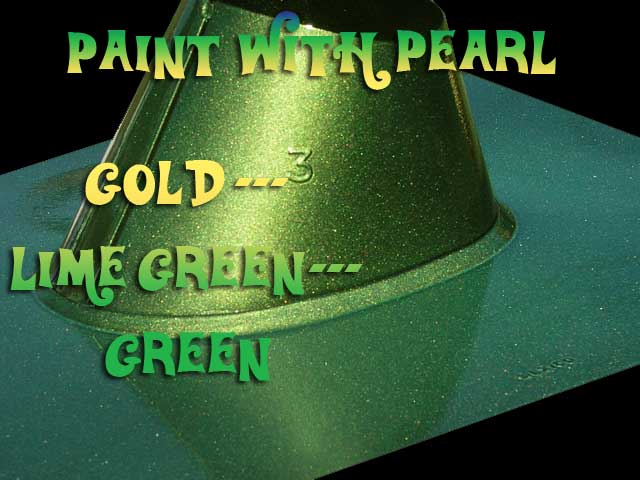 Beautiful Green to gold color shift!