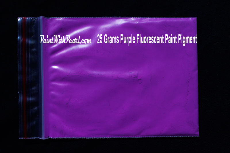 Purple Fluorescent paint pigment for customf paint, fiberglass, sealer, etc.